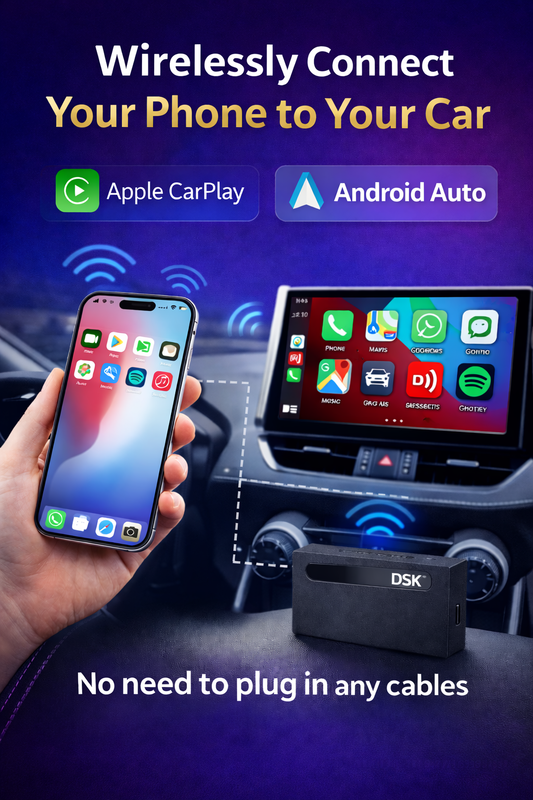 DSK CarPlay Wired to Wireless AI Box