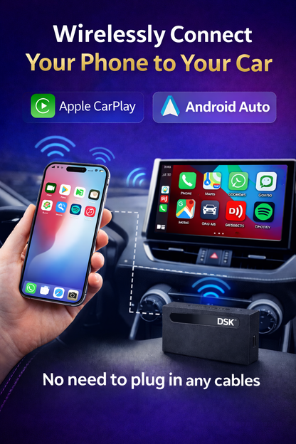 DSK CarPlay Wired to Wireless AI Box