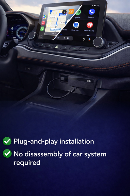 DSK CarPlay Wired to Wireless AI Box