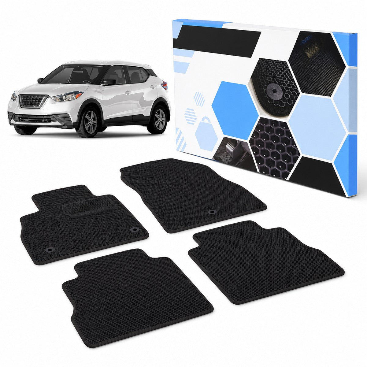 Universal Silicone Floor Mats – Nissan Logo